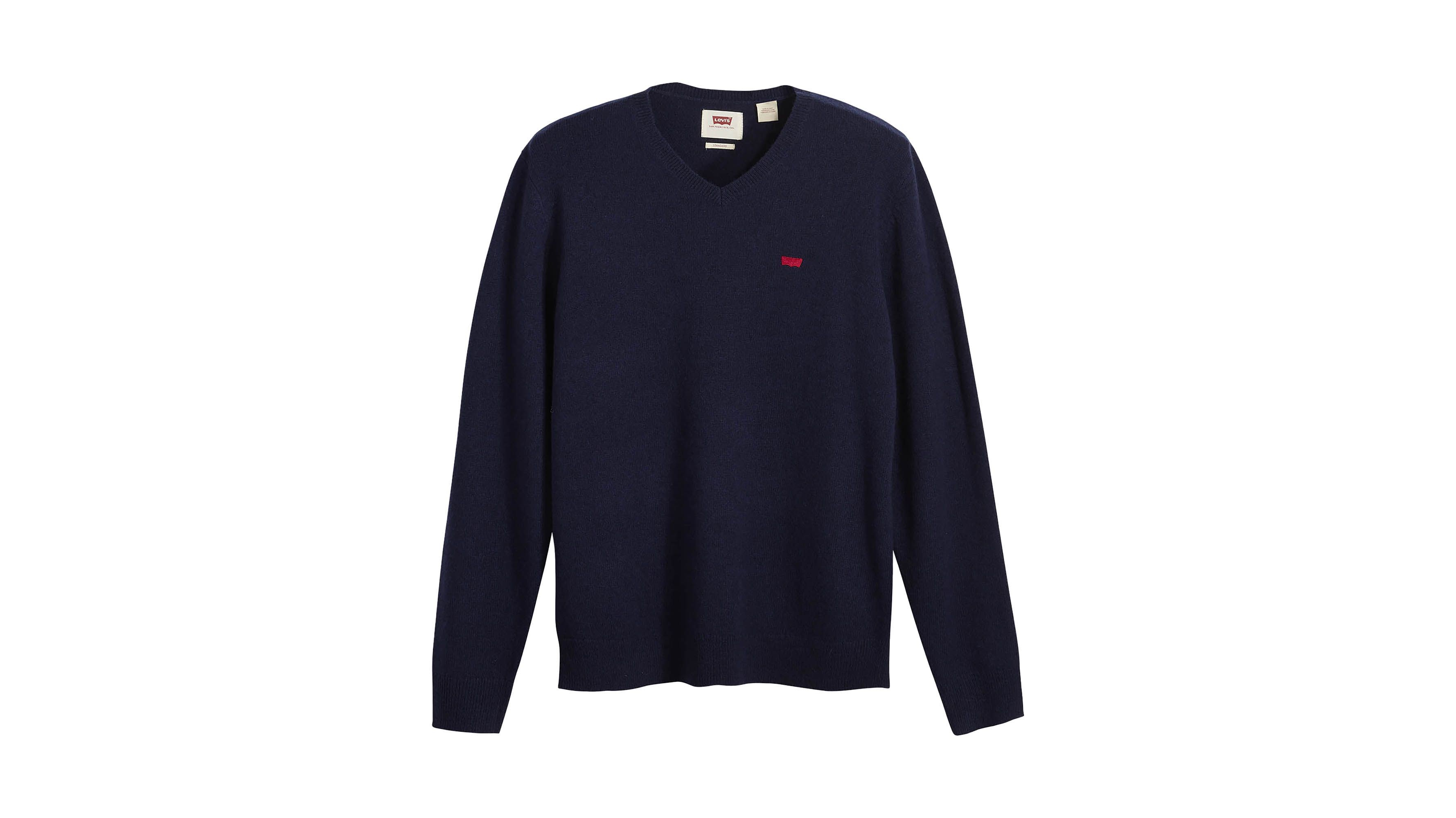 levis v-neck sweater naval academy